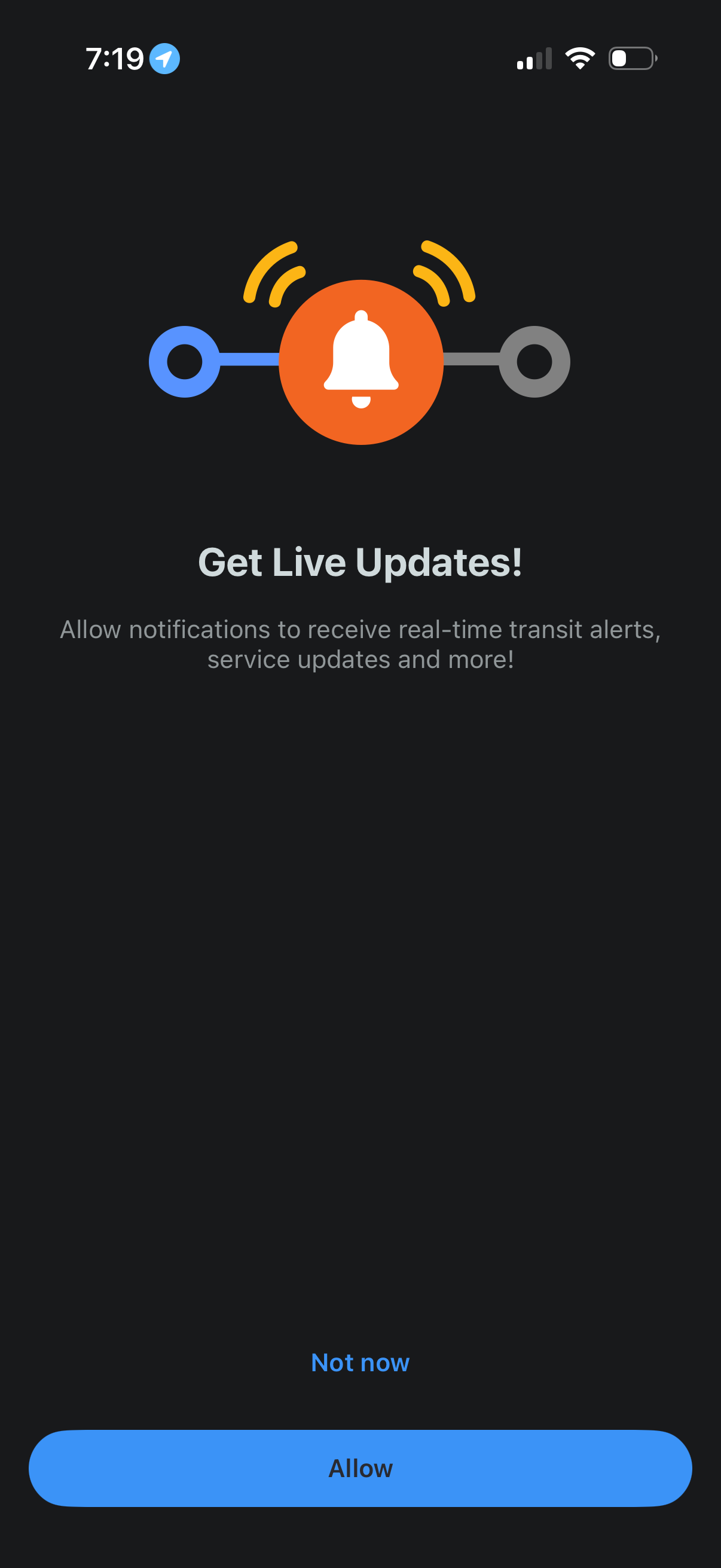 moovit modal screenshot